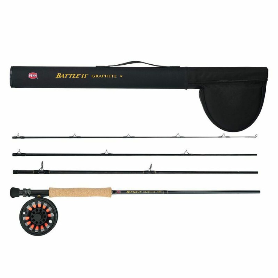 Fly Fishing Combos * | Penn 9 Battle 8-Weight Fly Reel Combo