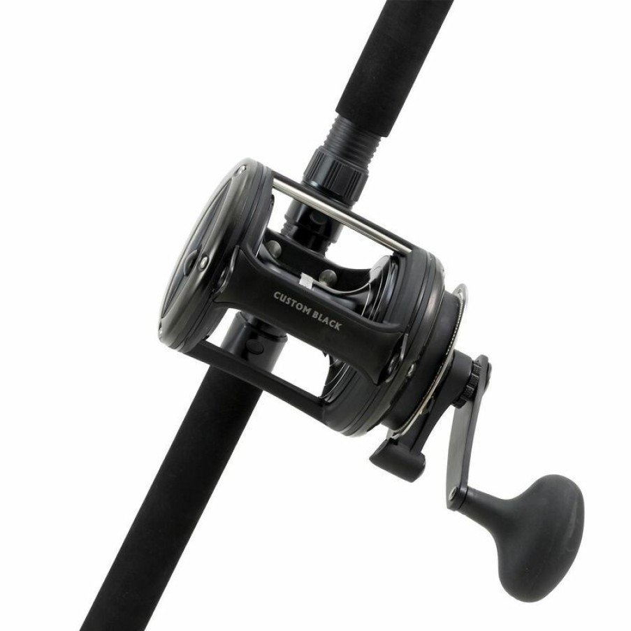 Conventional Combos * | Okuma 6 Custom Black Series Offshore Conventional Combo, Size 30 Reel