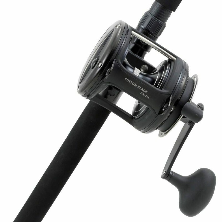 Conventional Combos * | Okuma 6'6 Custom Black Series Offshore Conventional Combo, Size 20 Reel